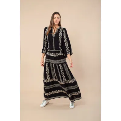 Hale Bob Elska Top In Black