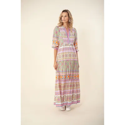 Hale Bob Elspeth Voile Maxi Dress In Multi