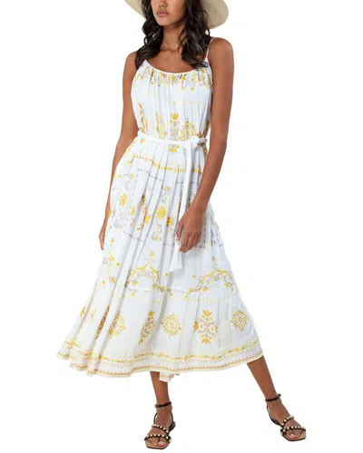 Hale Bob Embroidered Midi Dress