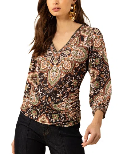 Hale Bob Emelia Top In Brown