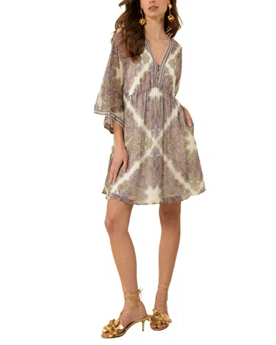 Hale Bob Emerie Silk-blend Mini Dress In Multi