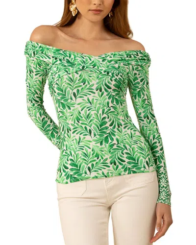 Hale Bob Emmie Blouse In Green