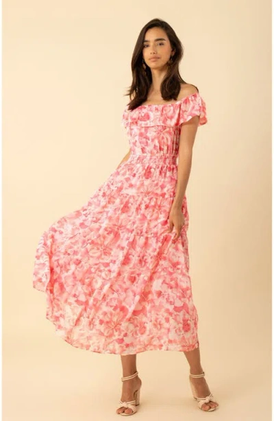 Hale Bob Estelle Chiffon Dress