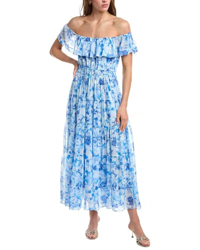 Hale Bob Estelle Maxi Dress In Blue