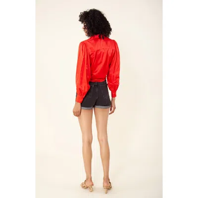 Hale Bob Eva Solid Top In Red