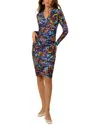 Hale Bob Eve Midi Dress In Multi