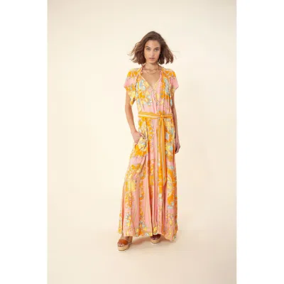Hale Bob Feya Maxi Dress In Pink