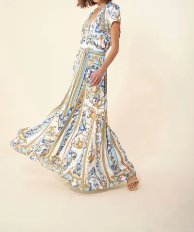Hale Bob Feya Maxi In Blue In Multi