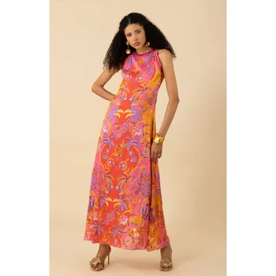 Hale Bob Florence Stretch Maxi Dress