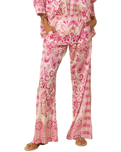 Hale Bob Frankie Silk-blend Pant In Multi