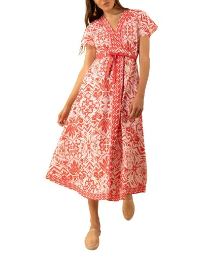 Hale Bob Galilea Maxi Dress In Red