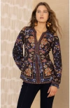 Hale Bob Goldie Jersey Top In Multi