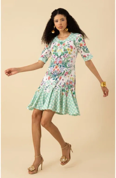 Hale Bob Hadassah Jersey Dress In Ivory