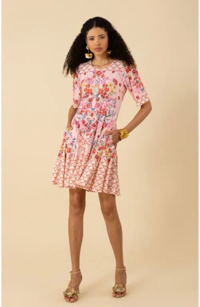 Hale Bob Hadassah Jersey Dress In Pink