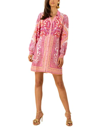Hale Bob Hadlee Silk Mini Dress In Multi