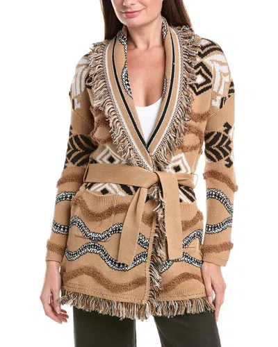 Hale Bob Harmoni Cardigan In Brown