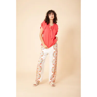 Hale Bob Iara Solid Jersey Top In Brown