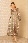 Hale Bob Isabella Midi Dress In Multi