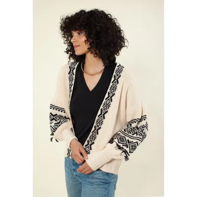 Hale Bob Isabelle Jacquard Sweater In Neutral