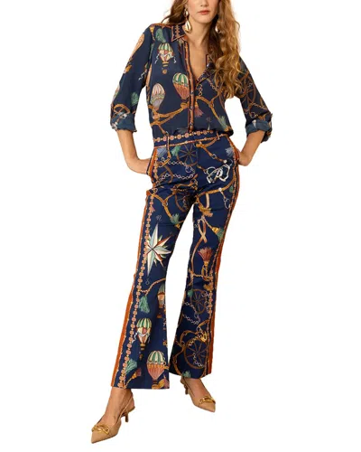 Hale Bob Iyla Pant In Animal Print