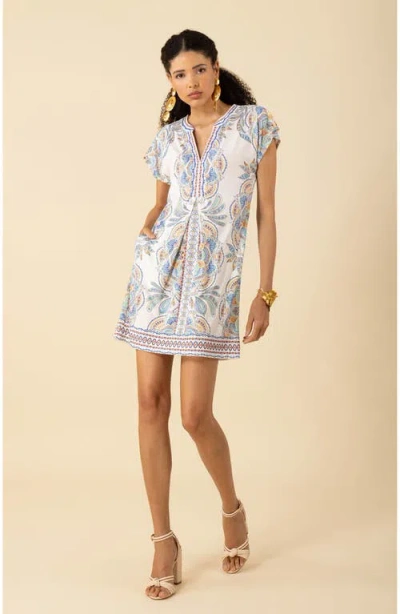 Hale Bob Jada Jersey Beaded Dress In Ivory