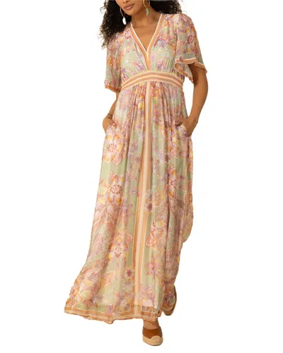 Hale Bob Jaliyah Silk-blend Maxi Dress In Multi