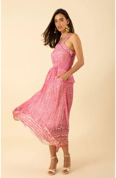 Hale Bob Janiyah Chiffon Maxi Dress