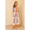 Hale Bob Jaylani Silk Pant In Orange