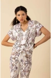 Hale Bob Jazmin Jersey Top In Ivory