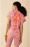Hale Bob Jazmin Jersey Top In Pink