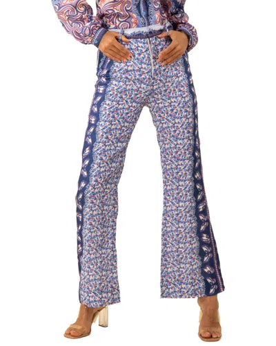 Hale Bob Jenesis Linen Pant In Blue
