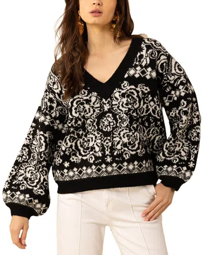 HALE BOB HALE BOB JESSICA V NECK WOOL-BLEND SWEATER