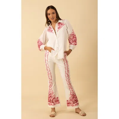 Hale Bob Jianna Embroidered Top