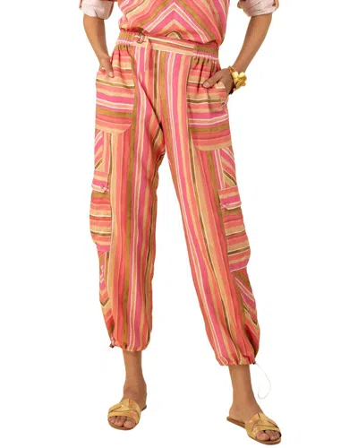 Hale Bob Johanna Linen Pant In Multi