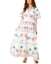 Shop Hale Bob Journey Linen Maxi Dress