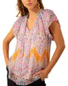 Hale Bob Julianna Silk-blend Blouse