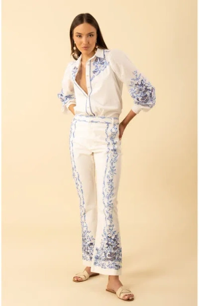 Hale Bob Kai Embroidery Pant