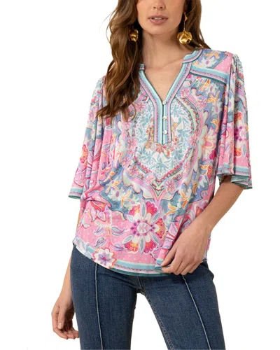 Hale Bob Kaitlyn Blouse In Multi