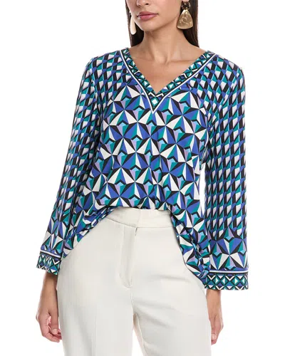 Hale Bob Kate Long Sleeve In Blue