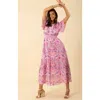 Hale Bob Katelyn Linen Maxi Dress