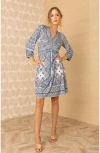 Hale Bob Kaydence Jersey Dress In Gray