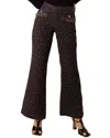 Hale Bob Kayleigh Wool-blend Pant In Brown