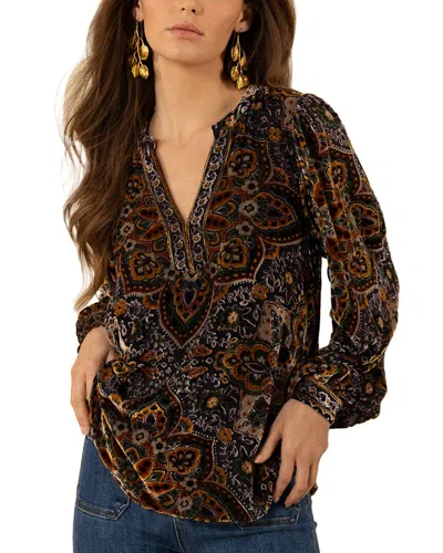 Hale Bob Keira Silk-blend Top