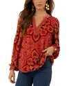 Hale Bob Keira Silk-blend Top In Multi