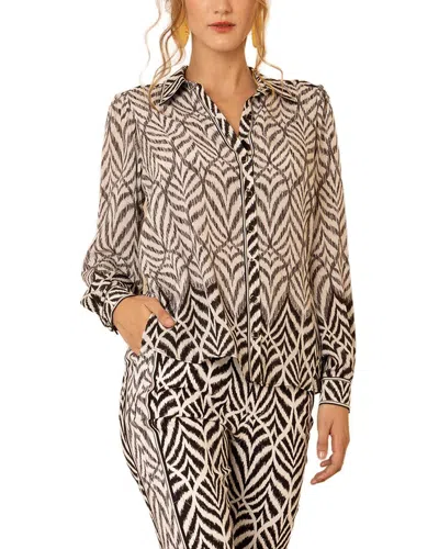 Hale Bob Kelly Silk Top In Multi