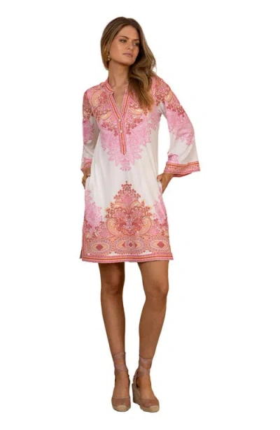 Hale Bob Keyla Jersey Dress In Pink