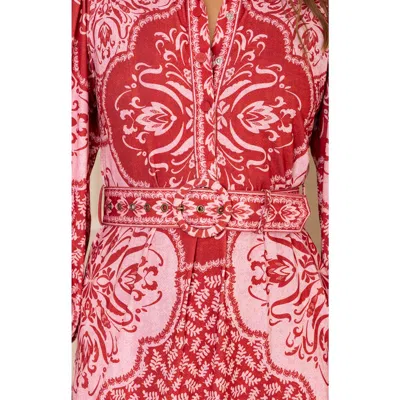 Hale Bob Khalani Jersey Dress In Red