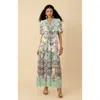 Hale Bob Khaleesi Chiffon Maxi Dress In Blue