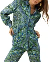 Hale Bob Kyla Button Down Top In Green