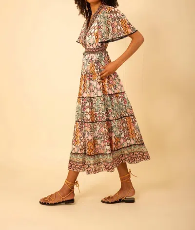 Hale Bob Leia Dress In Multi